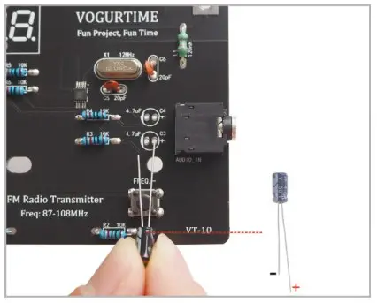 VOGURTIME VT-10 FM Radio Transmitter DIY Kit- Soldaring 2
