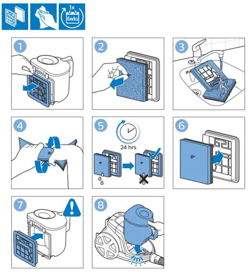 PHILIPS FC9352 PowerPro Compact Bagless Vacuum Cleaner - 6