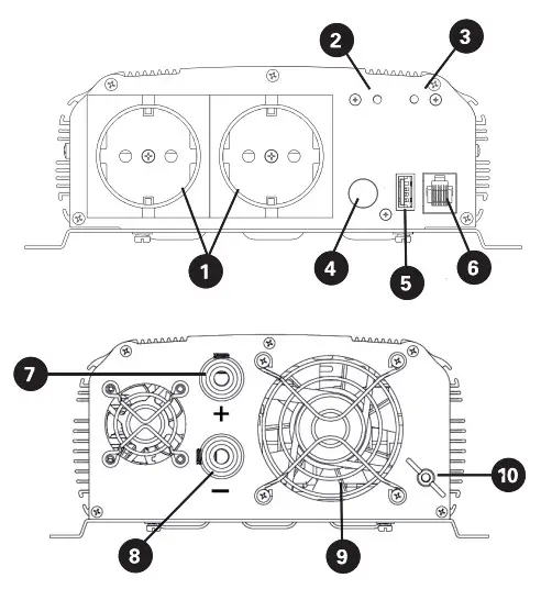 Luxorparts 44523 Pure Sine Wave Inverter - Overview