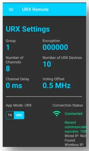 ZAXCOM URX50 GUI Bridge and Remote-Fig12