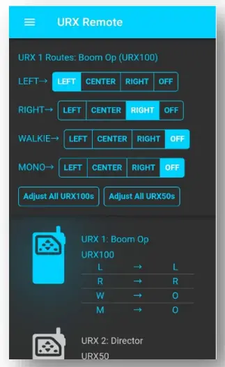 ZAXCOM URX50 GUI Bridge and Remote-Fig6