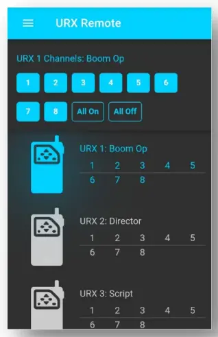 ZAXCOM URX50 GUI Bridge and Remote-Fig8