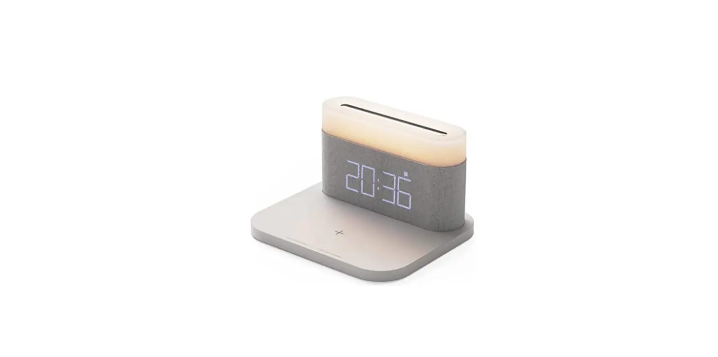 Mooas Mc-w15 Flat 15w Fast Wireless Charging Nightlight Alarm Clock Instruction Manual
