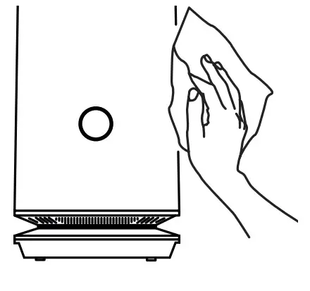 djive 2 in 1 bladeless Tower Fan Air Cleaner airflow