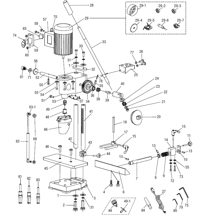 WEN 43012-Bench-Mortiser-FIG-23