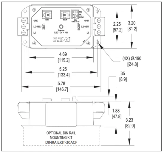 EATON XXCFXXX30-RJ Surge Protective Device - Fig 2