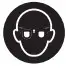 Wear eye protection