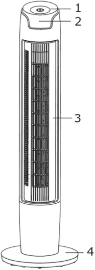 KLARSTEIN Empire State Tower Fan PRODUCT OVERVIEW 1