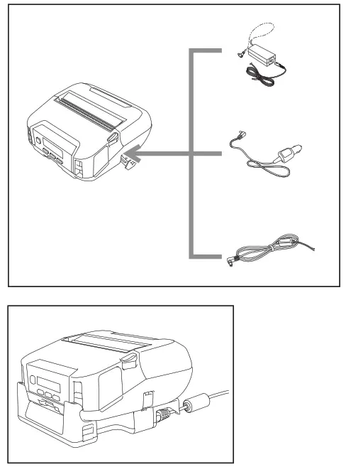brother Portable Printers - battry
