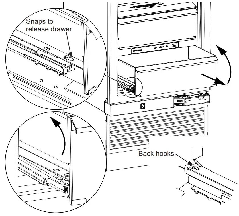 MONOGRAM 18Inch 24 Inch and 30 Inch Built-In Column Freezers - fig 4