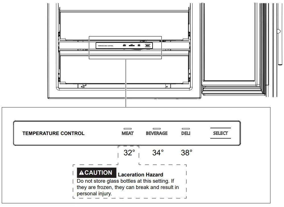 MONOGRAM 18Inch 24 Inch and 30 Inch Built-In Column Freezers - fig 6