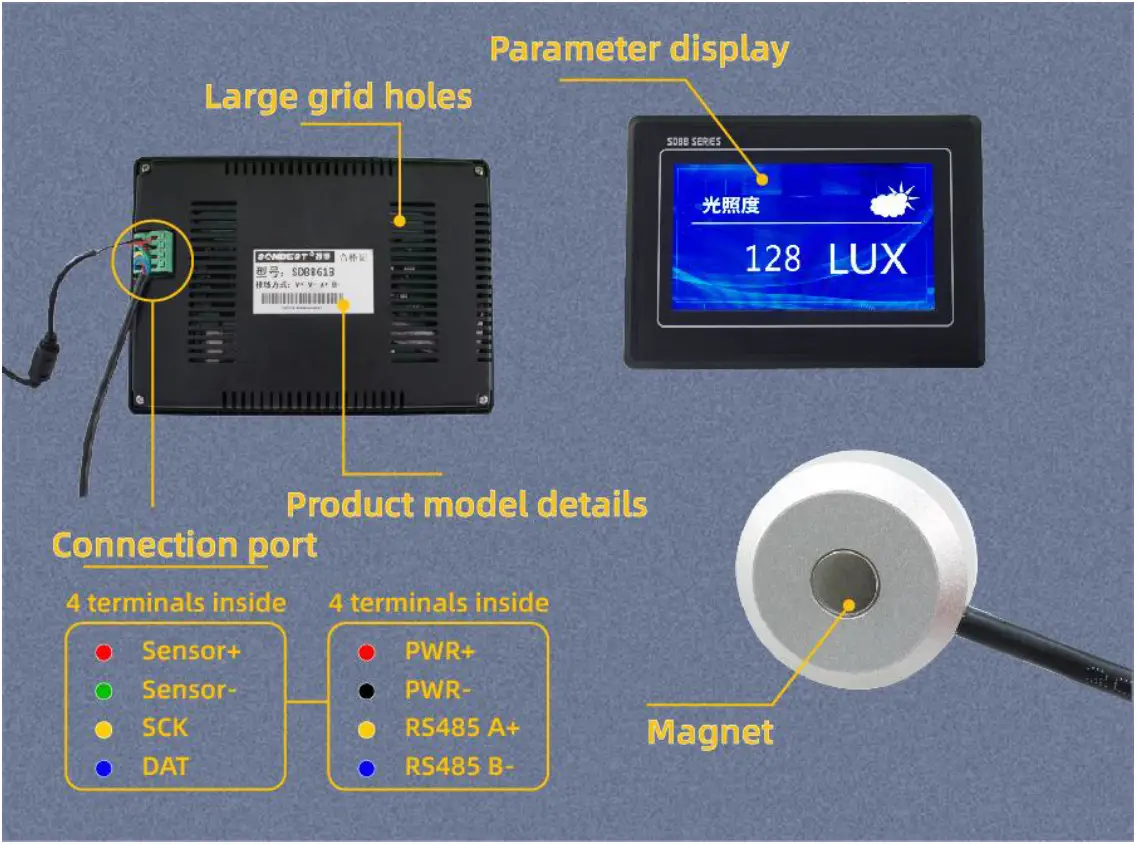 SONBEST-SD8861B-Color-Screen-Big-Range-Light-Intensity-Display-FIG-2