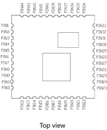 LB-LINK BL-M8189FS6 802.11n 150Mbps WiFi SDIO Module - Pin Assignments