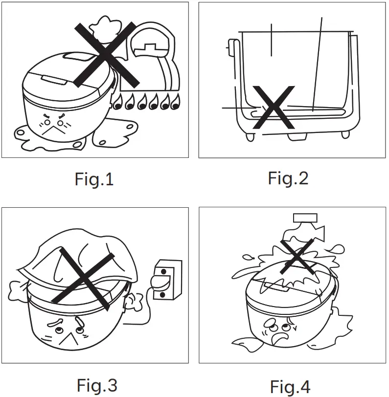 mistral MRC509 Digital Rice Cooker - Not To Do