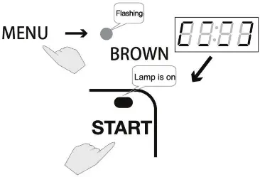 mistral MRC509 Digital Rice Cooker - Start Icon 3