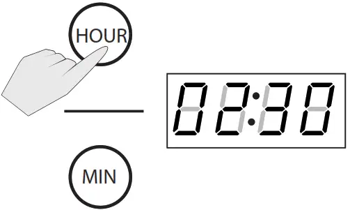 mistral MRC509 Digital Rice Cooker - Time Icon