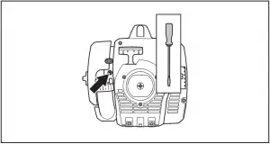 To adjust the idle speed