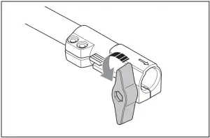 To assemble the two-piece shaft 1