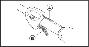 To do a check of the throttle trigger lockout 1