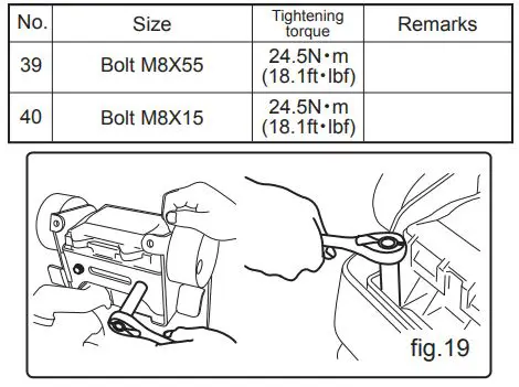 mikasa MTX-60E Tamping Rammer Petrol Owner's Manual - Fig 19