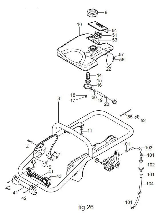 mikasa MTX-60E Tamping Rammer Petrol Owner's Manual - Fig 26