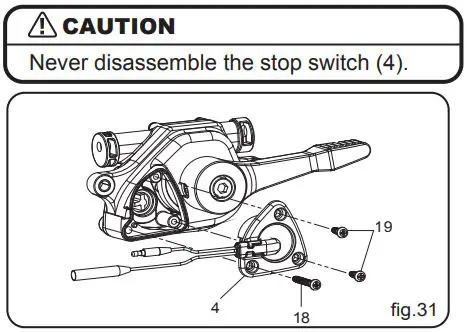 mikasa MTX-60E Tamping Rammer Petrol Owner's Manual - Fig 31