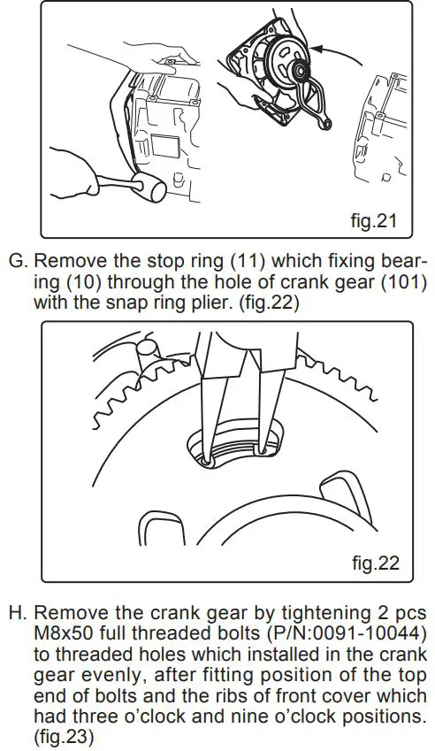 mikasa MTX-60E Tamping Rammer Petrol Owner's Manual - Remove the shock absorber bracket