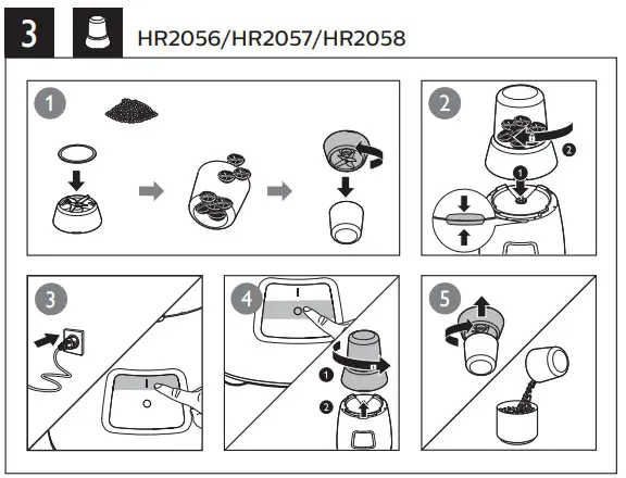 PHILIPS HR2051 Blender - Fig 3