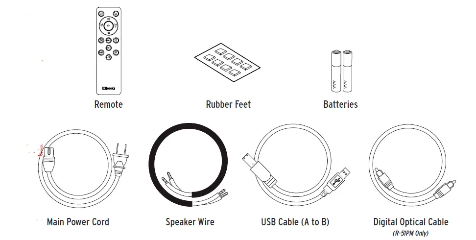 Klipsch R-51PM-1 Powered Monitor Speakers fig 2