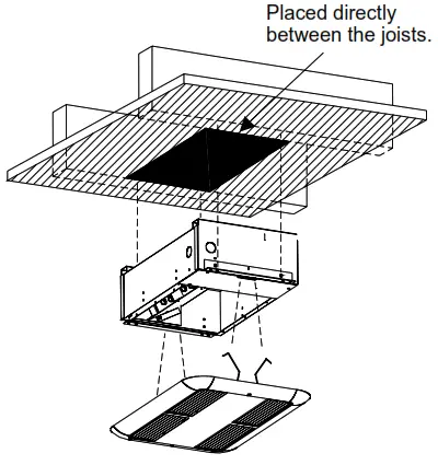 STELPRO ASK Series Ceiling Fan Heater - CEILING JOISTS.