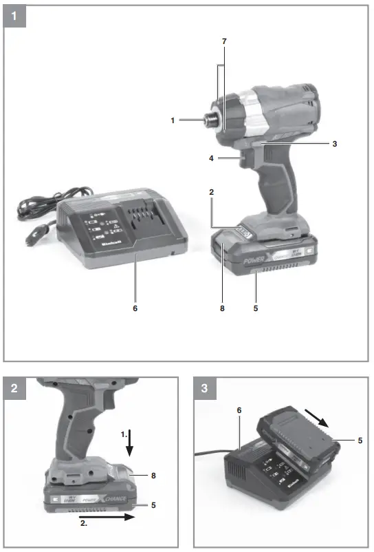 Einhell TE CI 18 Li BL Solo Cordless Hammer Screwdriver -