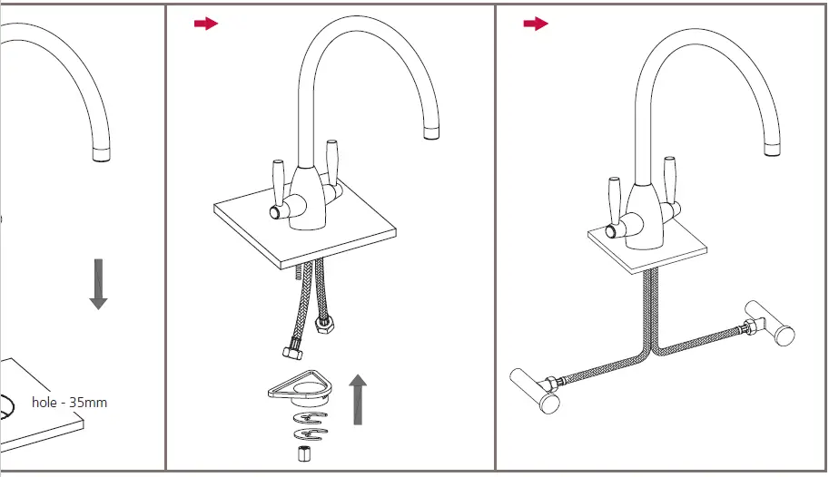caple-AVE4-BC-Avel-Dual-Lever-Tap-Blackened-Copper-fig3