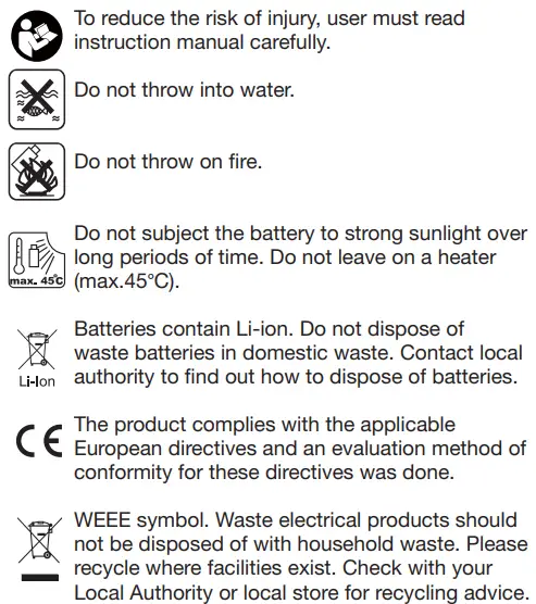 YARD FORCE AL V40 Vita Battery Pack-fig2