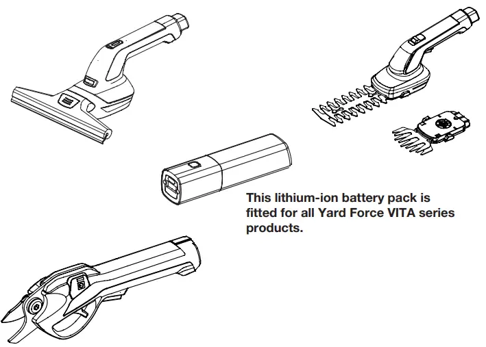 YARD FORCE AL V40 Vita Battery Pack-fig3