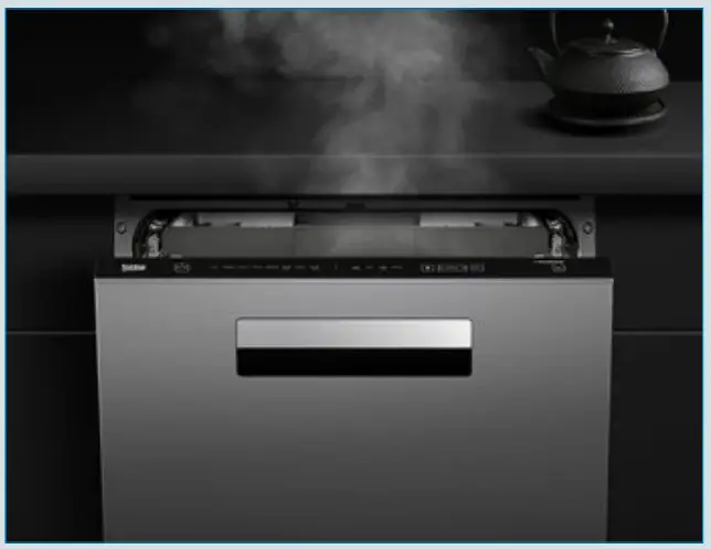 beko DDT39434XIH 24-Inch Built-In Fully Integrated Dishwasher - Figure 1