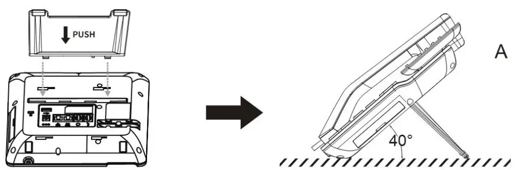 Installation the device