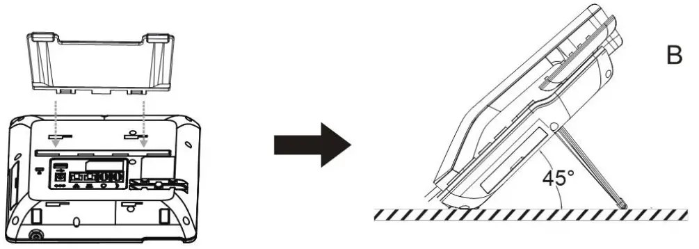 Installation the device