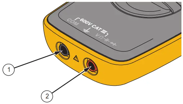 FLULKE Digital Multimeter - imnstraction over vew