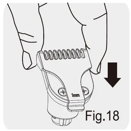 living-co-CL-RSCX671-Rotary-Head-Shaver-fig-7