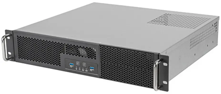 RM23-502-MINI 2U Dual 5.25-Inch Drive Bay Micro-ATX Rackmount Industrial Server Chassis