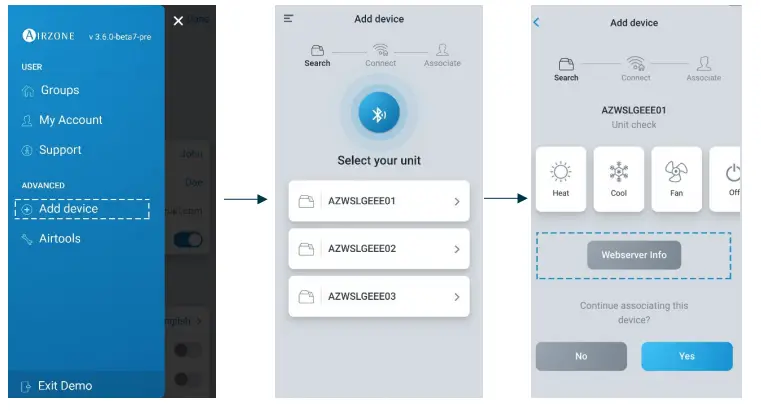 AIRZONE KNX TP-1 Modbus Aidoo WiFi Controller Direct Relaxation 6