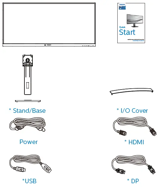 PHILIPS 345B1 B Line Curved UltraWide LCD Display-1