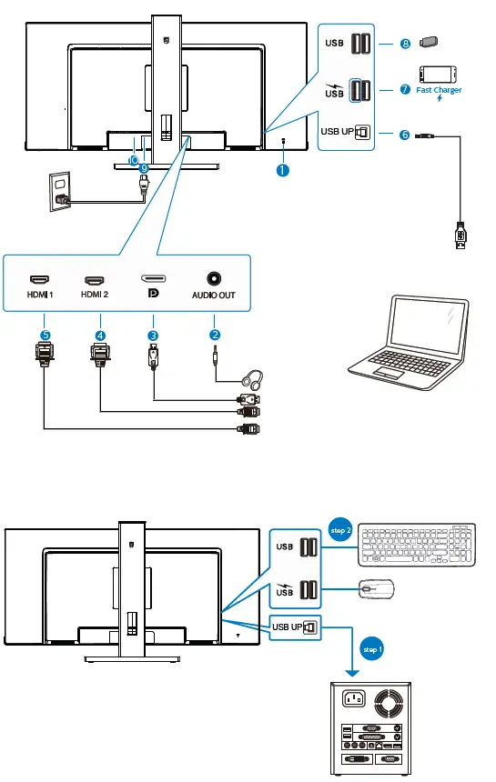 PHILIPS 345B1 B Line Curved UltraWide LCD Display-4