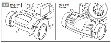 STIGA MCS 474 Pedestrian Controlled Lawnmower-17