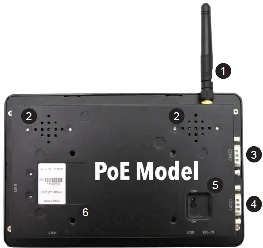 MIMO MONITORS MCT-70HPQ-POE Adapt-IQ 7 Inch Tablet fig 2