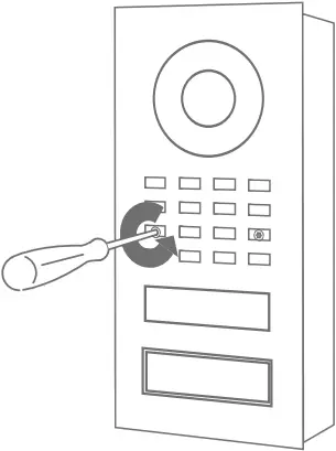 D1101V - ASSEMBLING THE FRONT PANEL - 1