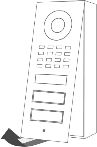 D1101V - ASSEMBLING THE FRONT PANEL - 4
