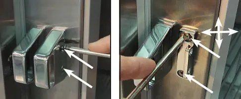 true STR2RRT-2G-2S 68 Inch Two Section Roll Thru Refrigerator 7