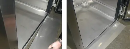 true STR2RRT-2G-2S 68 Inch Two Section Roll Thru Refrigerator 4