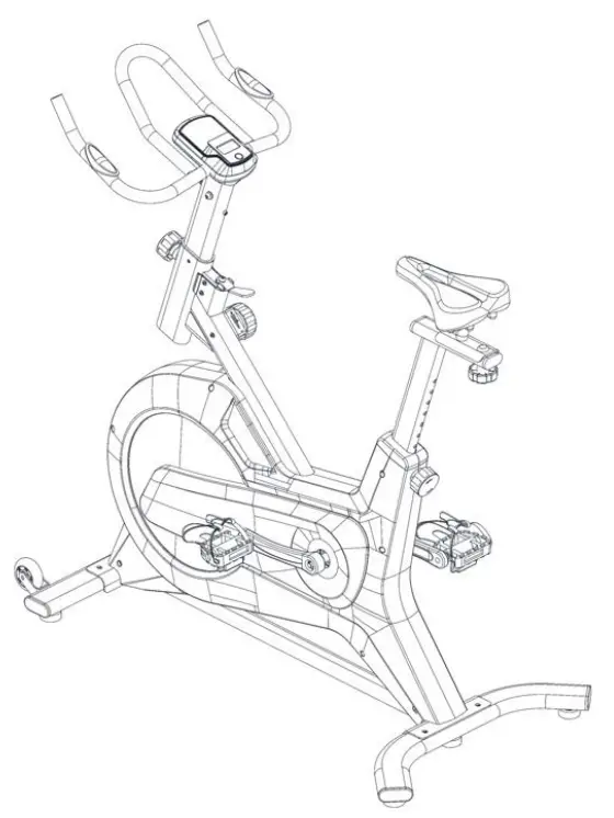 FORTIS SK-600XL FSMSK600XLA Magnetic Flywheel Spin Bike